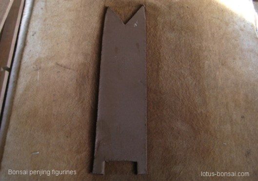 making of bonsai figurine boat 3