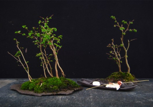 penjing bonsai figurines