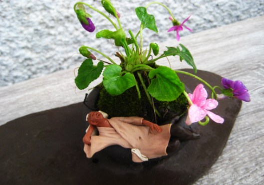 violette & mudman figurine