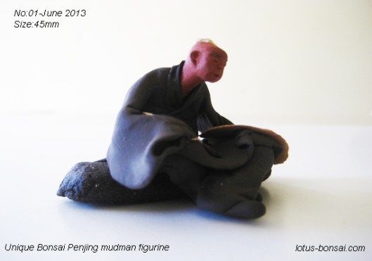 lotus bonsai mudmen figurines