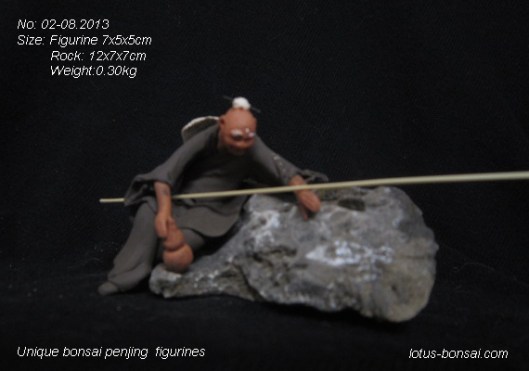 mudman figurine bonsai